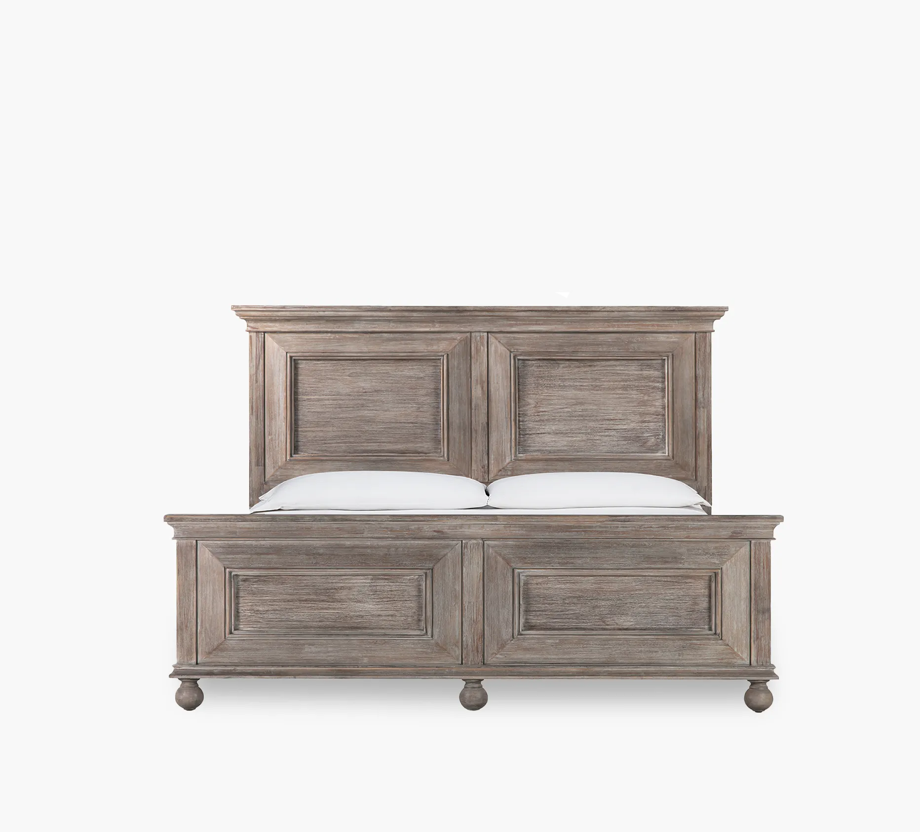 Hyde Park Dark King Panel Bed