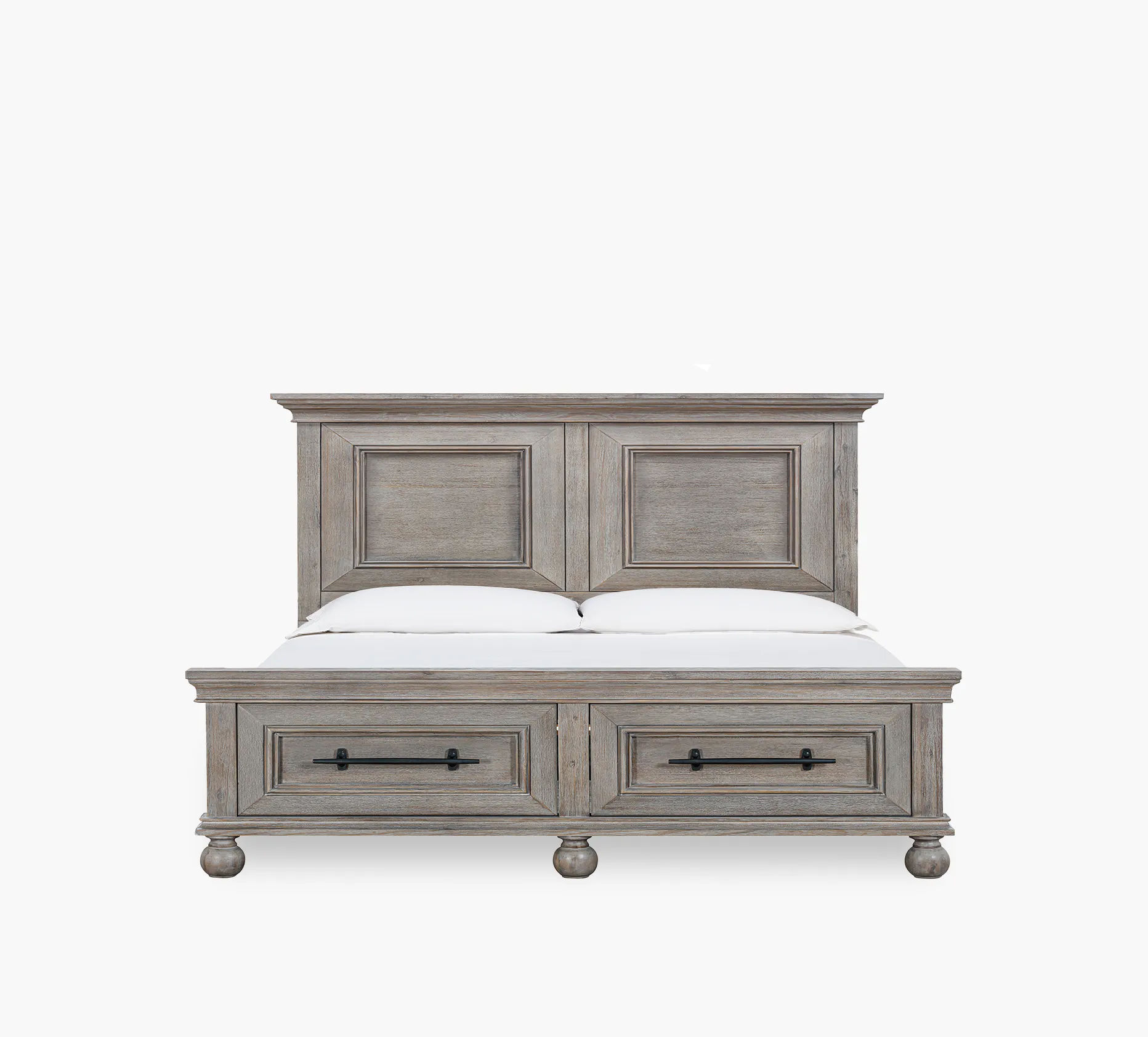 Hyde Park Dark Queen Storage Bed