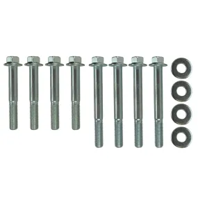 ICT Billet Motor Mount Bolt Kit - 70 mm/90 mm - Hex Head - Washers Included - Steel - Zinc Plated - GM LS-Series