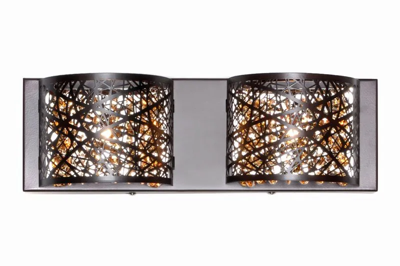 Inca 15.75" Bronze Vanity Lighting with G9 LED