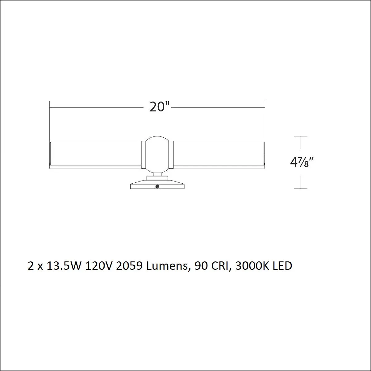 Juliet LED Bathroom Vanity/Wall Light