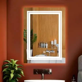 KAMAL INTERIORS Wall Mirror Bathroom Mirror LED Classic Beauty, Bathroom Mirror with Lighting Mirror