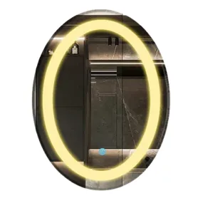 Khushi Decors LED Mirror Glass Bathroom Wall - Full Length Home Decor Light Mirror for Bedroom, Living Room, Dressing Room, Hall, Wash Basin, Makeup Room (Size 12x18 AS13)