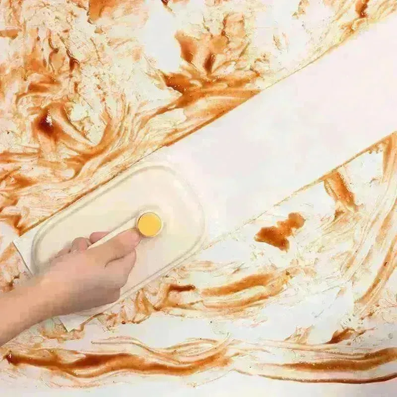 Kitchen Bath Toilet Clean Brush Glass Wall Bath Handle Rag Ceramic Window Slot Clean Brush Kitchen Gadgets