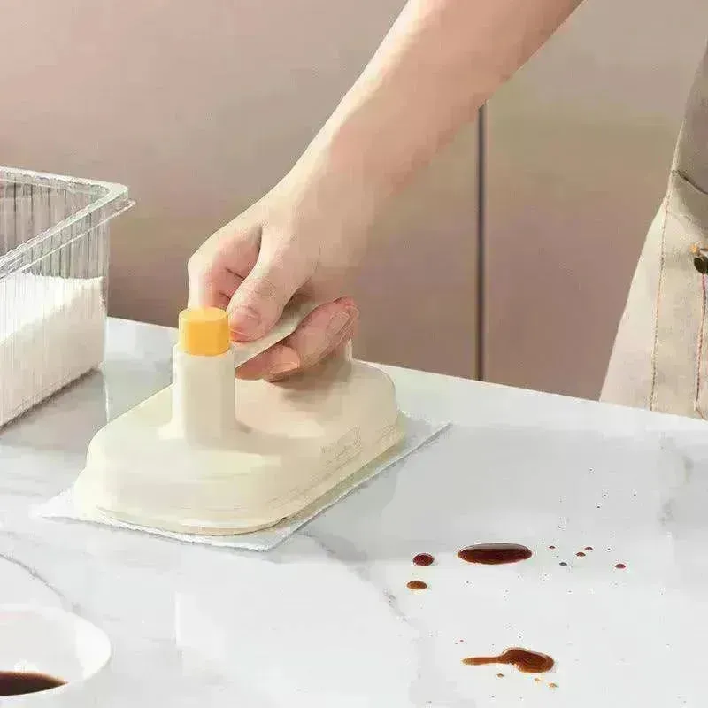 Kitchen Bath Toilet Clean Brush Glass Wall Bath Handle Rag Ceramic Window Slot Clean Brush Kitchen Gadgets