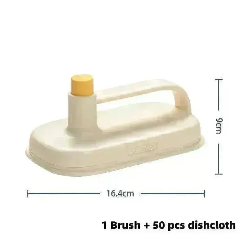 Kitchen Bath Toilet Clean Brush Glass Wall Bath Handle Rag Ceramic Window Slot Clean Brush Kitchen Gadgets