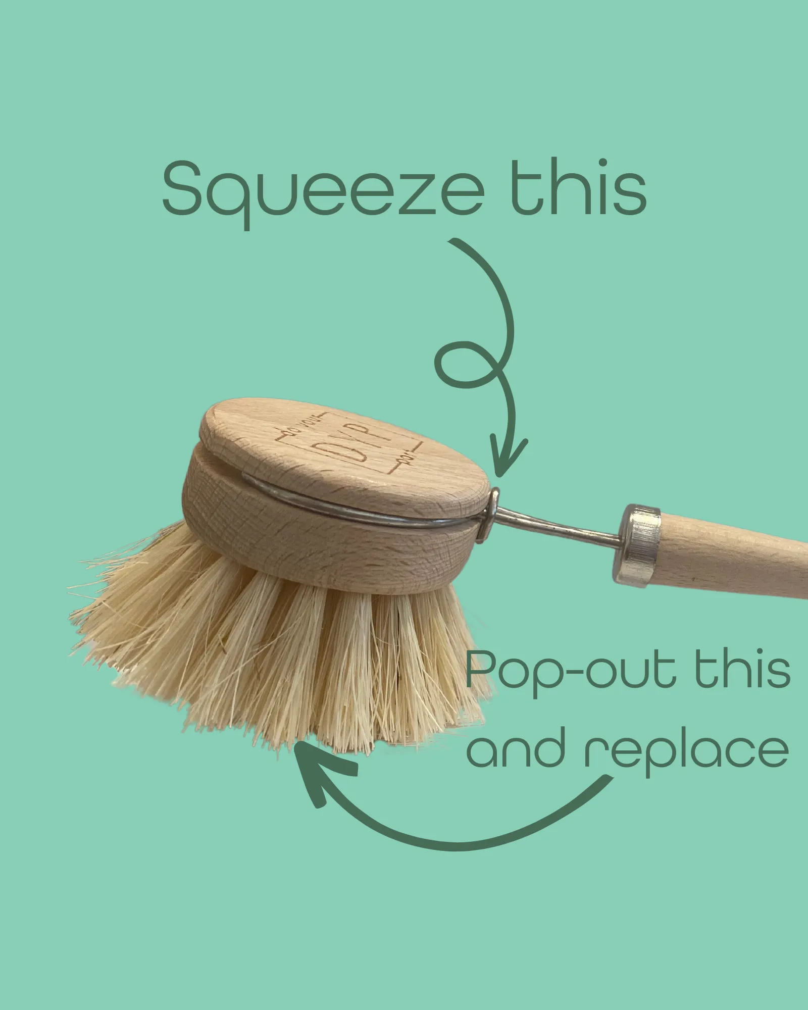 Kitchen Brush & Replaceable Head