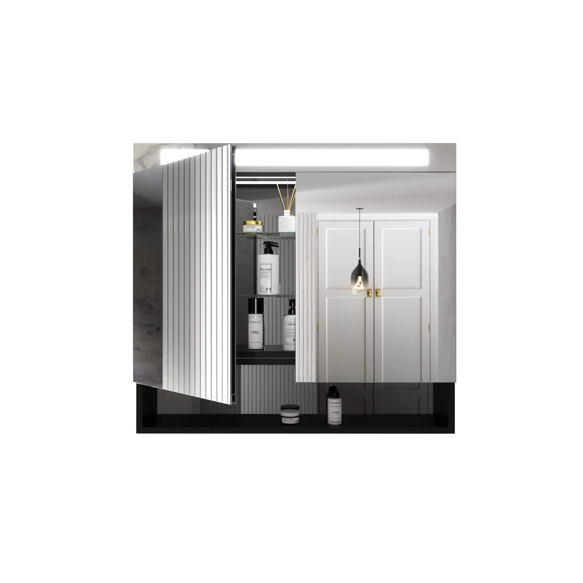 Kohler Urbanity 900MM X 667MM Mirror Cabinet in Black