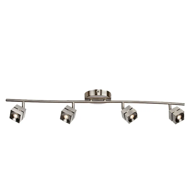 LED Fixed Rail from the Cantrell Collection in Satin Nickel Finish by AFX Lighting