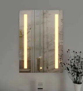 LED Light Mirror: Anti-Fog Defogger Feature for Wall, Vanity, Bathrooms, Wash Basin, Travel, Dressing Room - Available in 1824, 2424 Sizes with Defogger Option for 18 * 24 Inch Size (18 x 24 Inch)