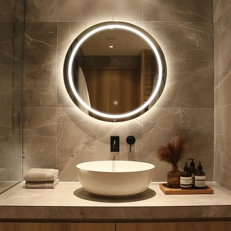 LED Vanity Mirror with Lights, Wall Mounted