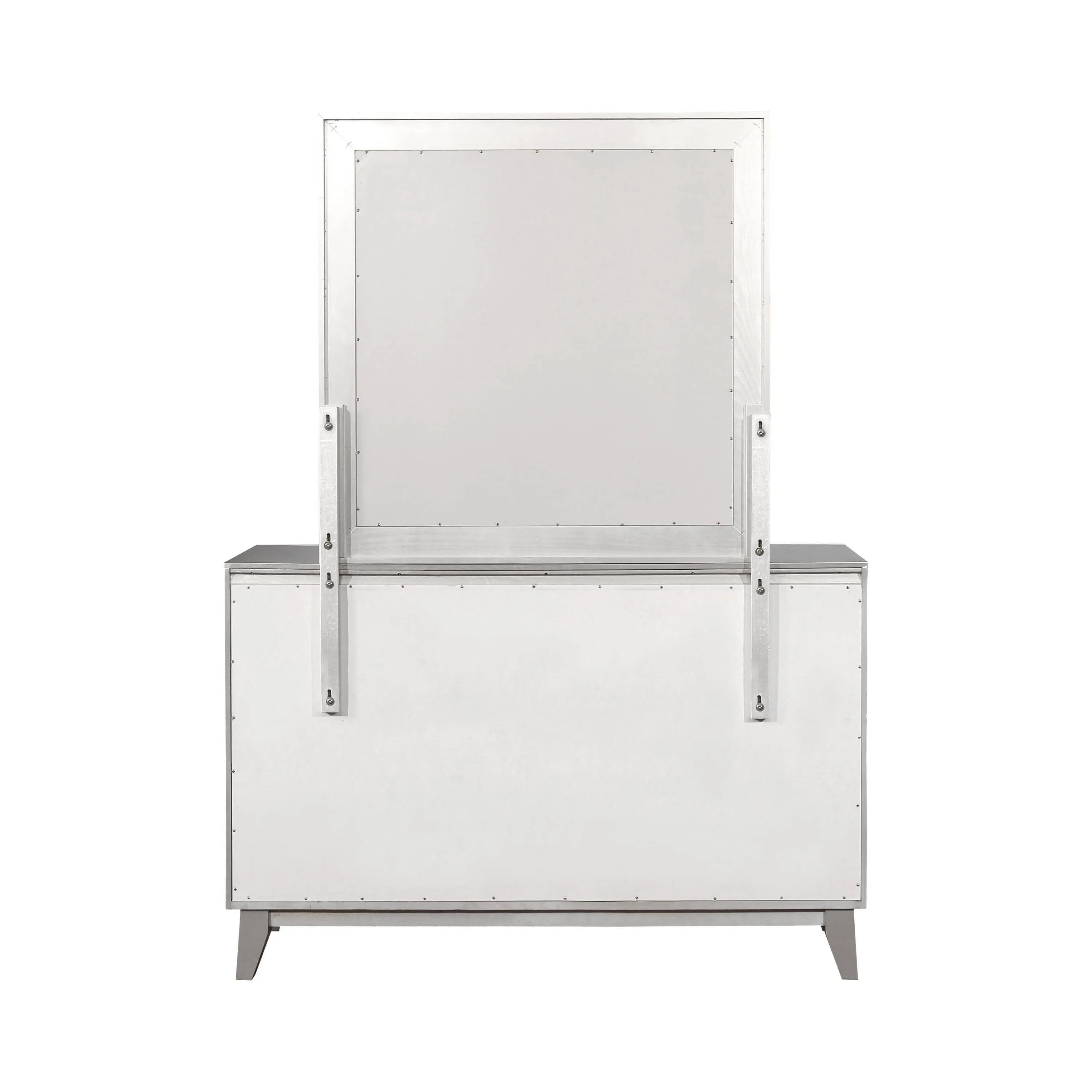 Leighton Beveled Mirror Metallic Mercury Collection: Transform A Sophisticated Space With This Radiant Transitional Mirror, This Mirror Looks Great Above A Mirror. Leighton SKU: 204924