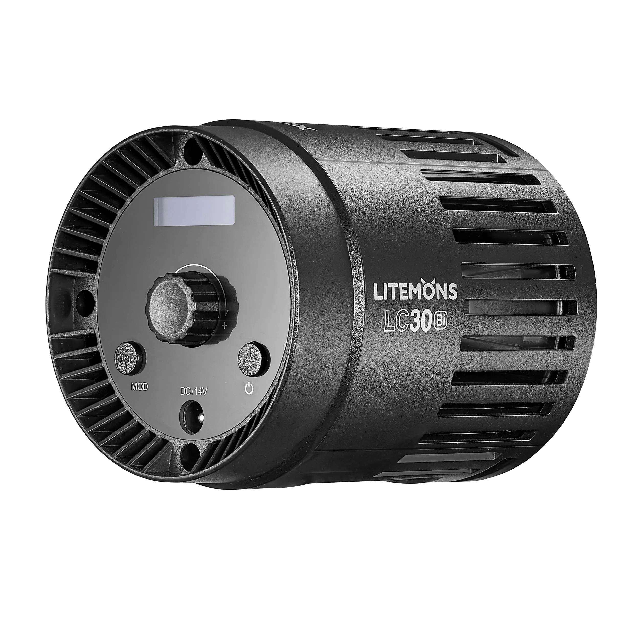Litemons LC30Bi Tabletop Bi-Colour LED Light with Round Head Accessory Kit