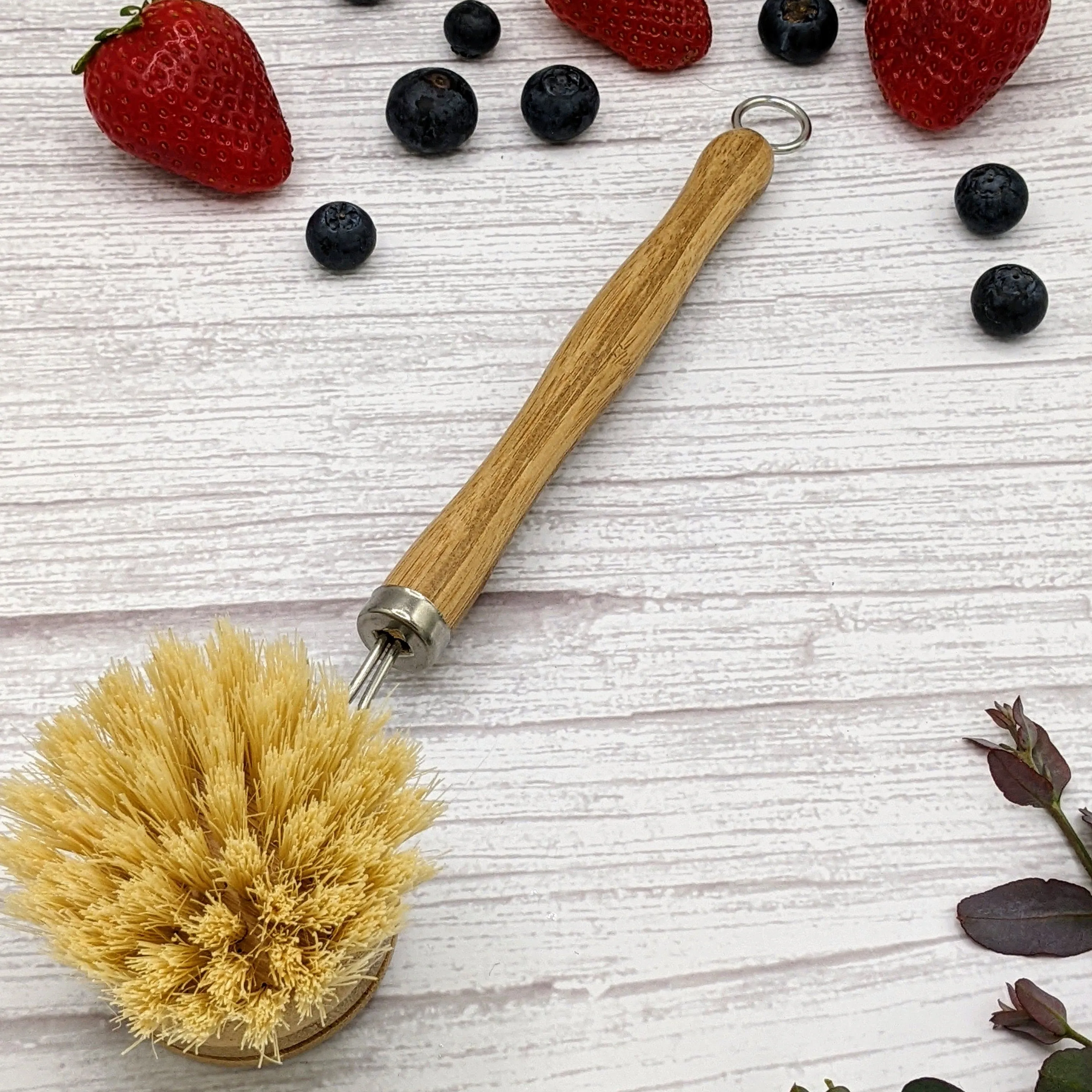 Long Handled Bamboo Dish Brush