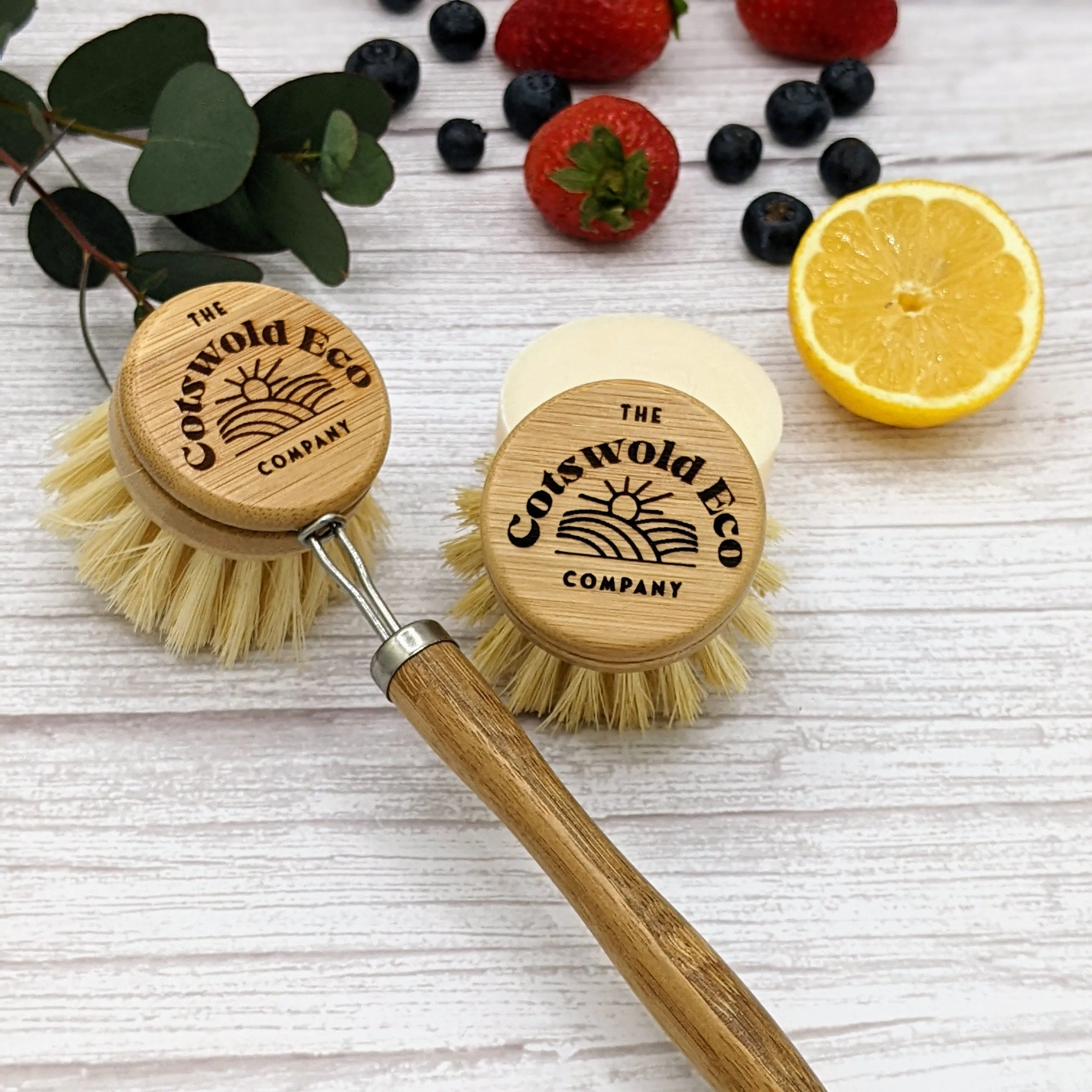 Long Handled Bamboo Dish Brush