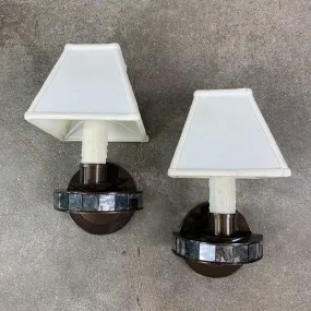 Louis Baldinger Wall Light Sconce, Sold as Pair Only
