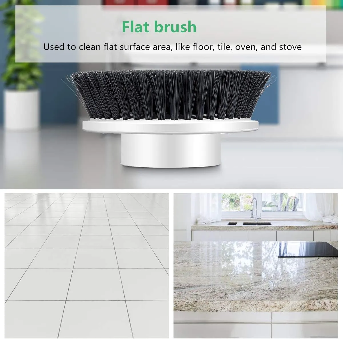 ME-A6 Replacement Brush Heads, for Electric Scrubber