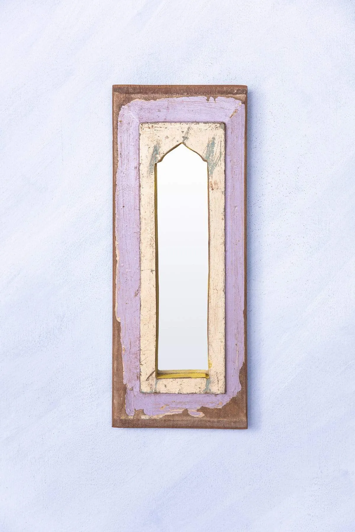 Mehrab Natural And Blush 
Pink Decorative Mirror (Set Of 2)