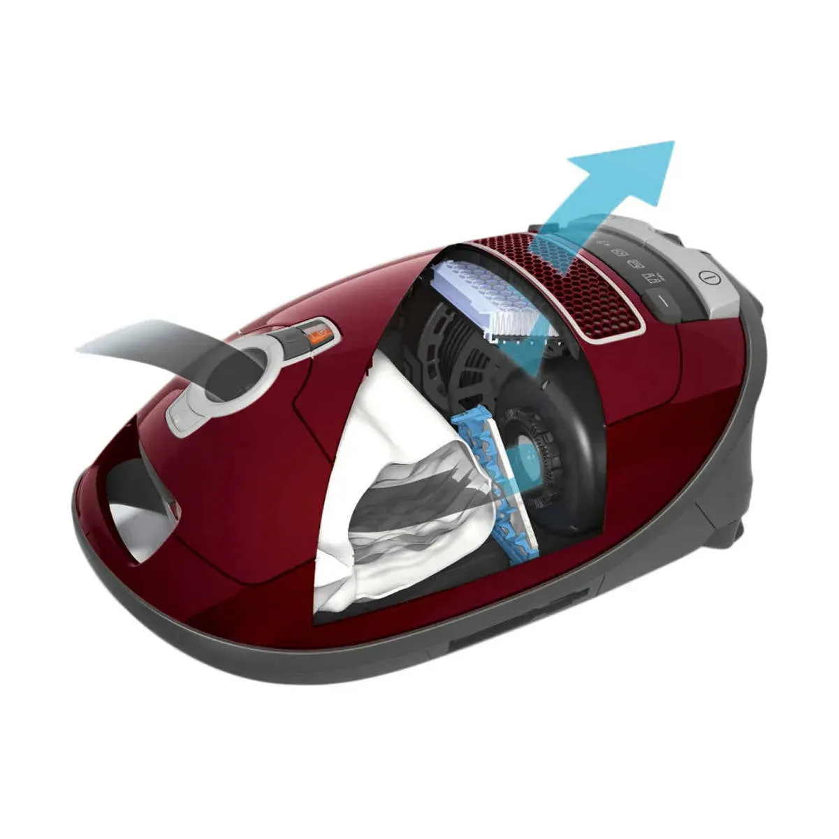Miele Complete C3 Limited Edition Canister Vacuum Cleaner 41GDE040CDN (Tayberry Red)