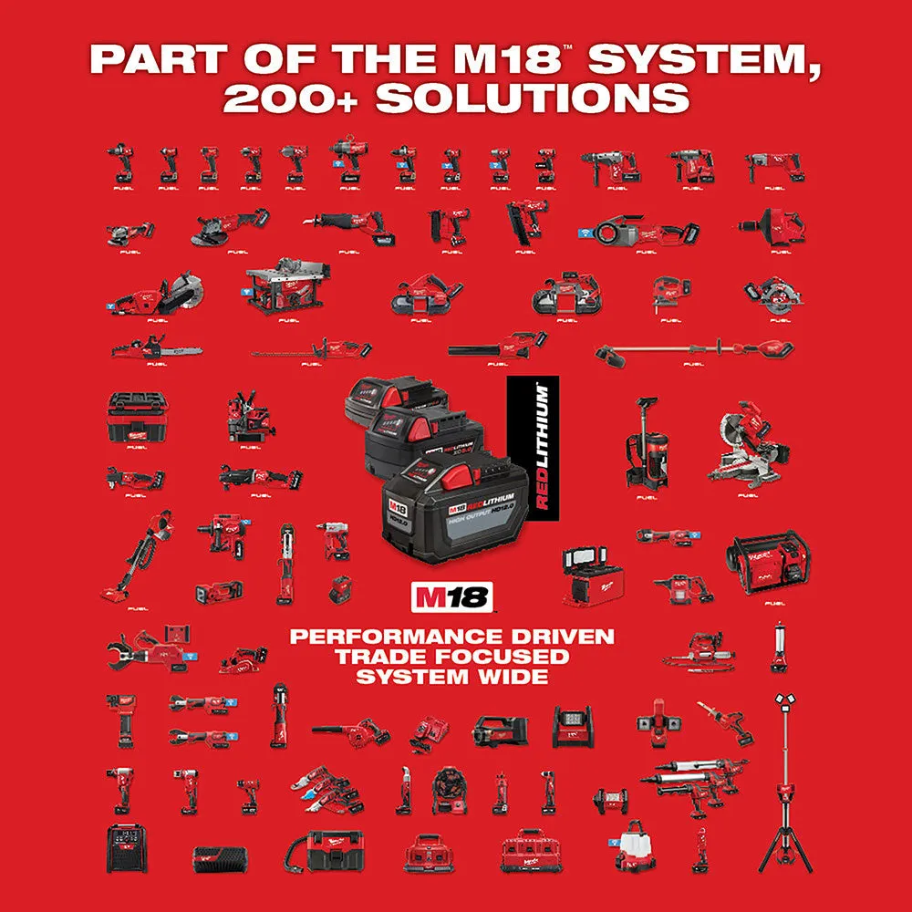 Milwaukee 0910-20LN M18 FUEL 6 Gallon Wet/Dry Vacuum w/ AIR-TIP Brush/Nozzle Kit