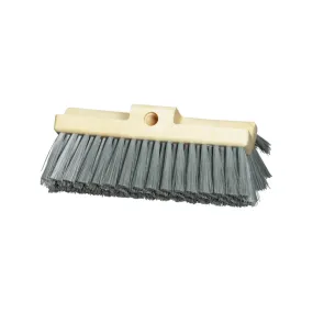 Milwaukee Dustless 10" Multi Surface Grey Deck Scrub Brush w/ Polystyrene Bristles - Case of 6
