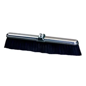 Milwaukee Dustless 18" Janitorial Industrial Push Broom (Poly Bristles, Stiff Center & Fine Border) - Case of 12