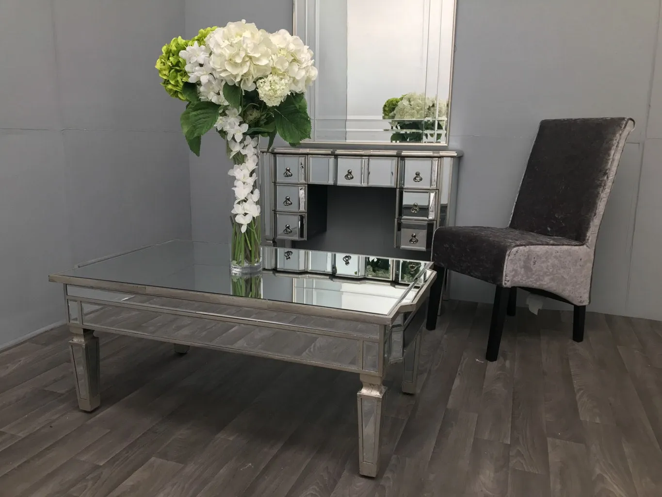Mirrored Coffee Table » Rectangle » Charleston