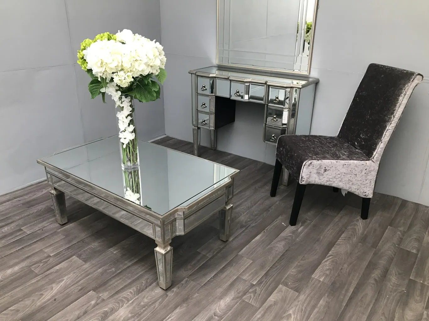 Mirrored Coffee Table » Rectangle » Charleston
