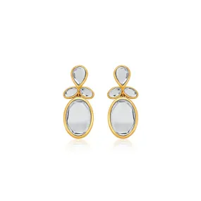 Mirrors on the Move Drop Mirror Earrings