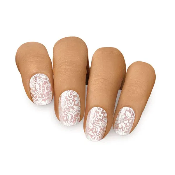 MoYou London Gel Nail Strip ★ WHITE LACE