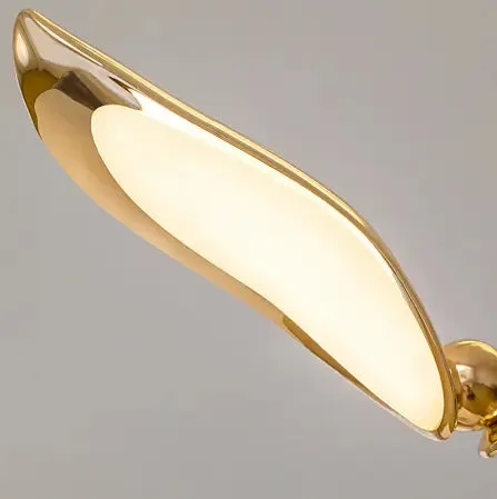 Nordic Seagull Led Wall Lamp Golden Luxury Wall Lights Indoor Lighting For Bedroom Bathroom Decor Mirrors Vanity Bedside Sconce