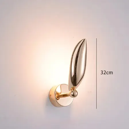 Nordic Seagull Led Wall Lamp Golden Luxury Wall Lights Indoor Lighting For Bedroom Bathroom Decor Mirrors Vanity Bedside Sconce