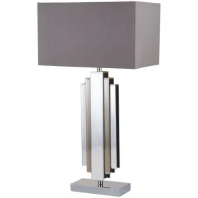 Pagazzi Harlow Large Table Lamp Chrome