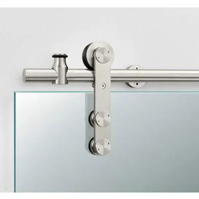 Pemko G60/8 Brushed Stainless Steel Sliding Glass Panel Track System -  98.4375" Length
