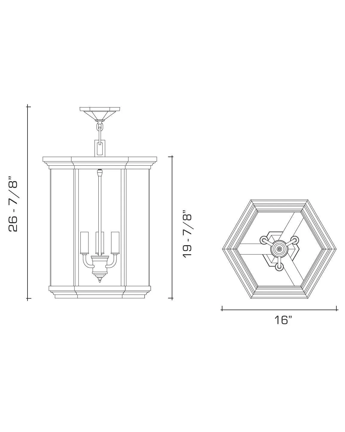 Philip Hexagonal Lantern