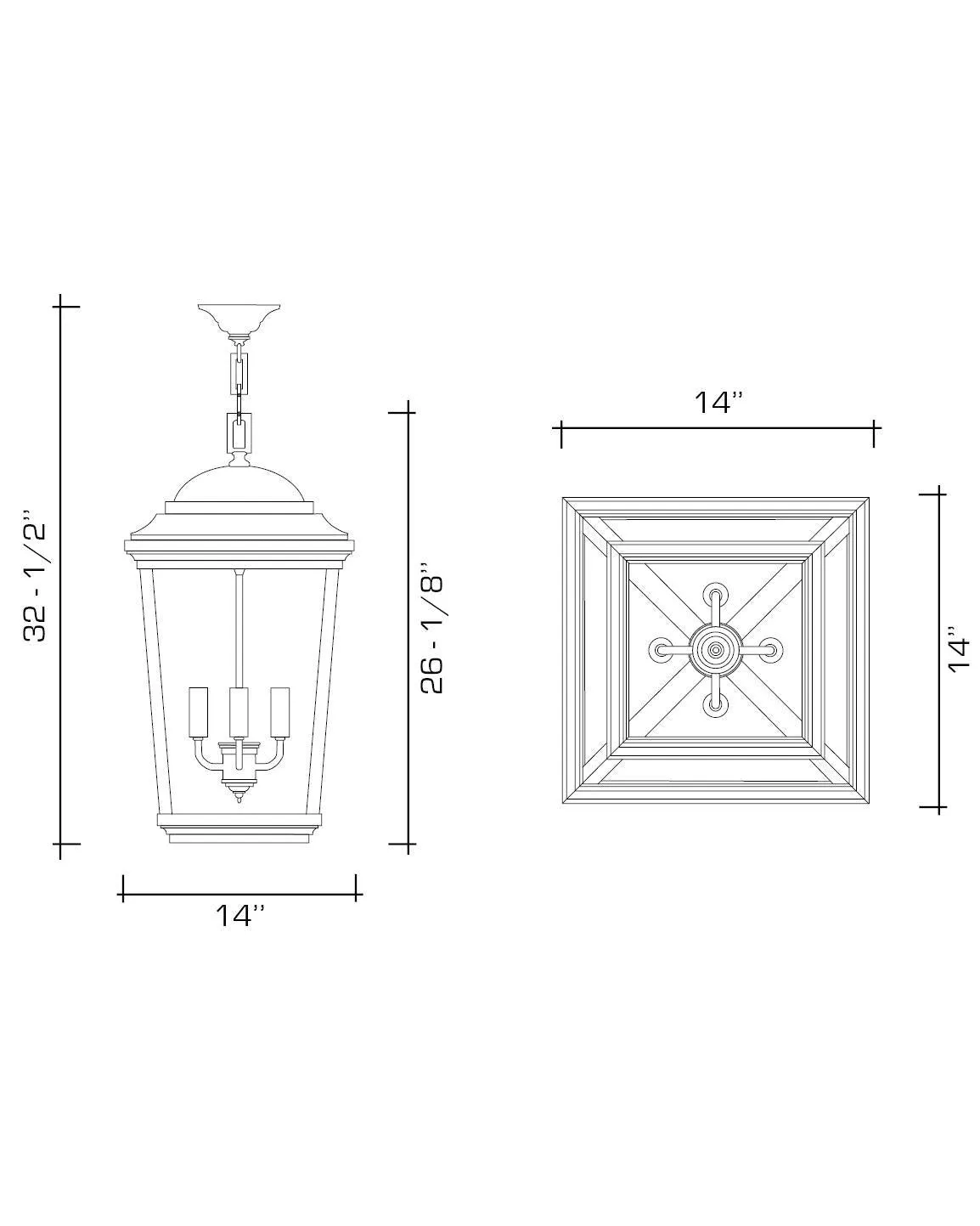 Philip Tapered Lantern