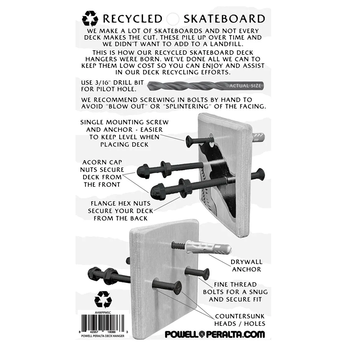 Powell Peralta Deck Hanger Kit