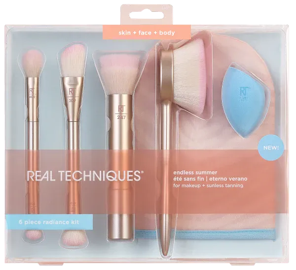 Real Techniques Endless Summer 6 Piece Radiance Kit