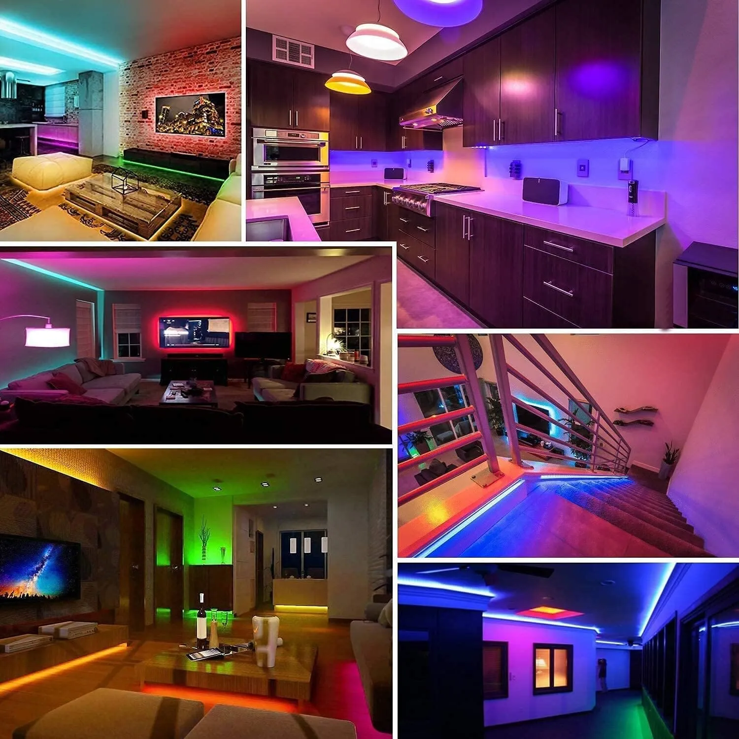 RGB Color Changing LED Strip RGB Lights with Remote Control