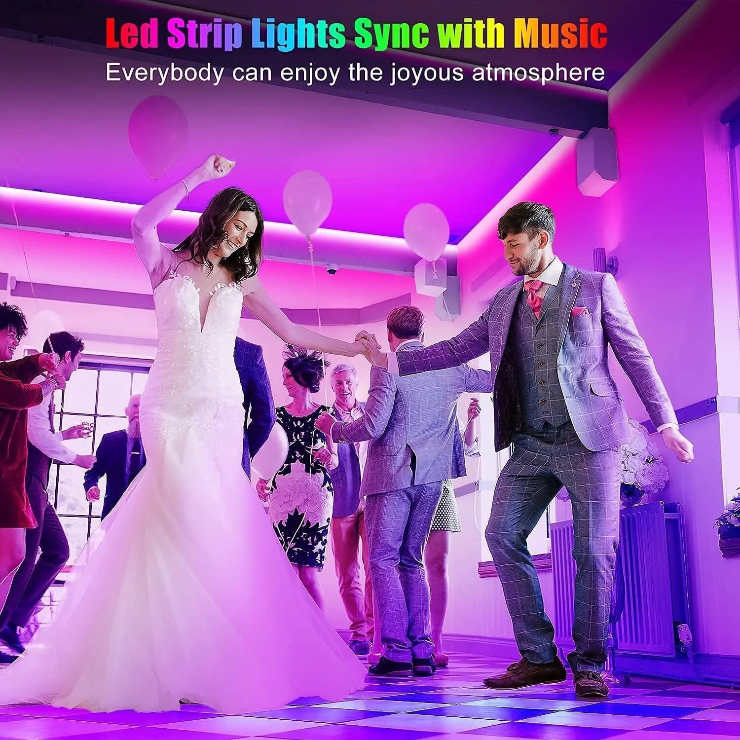RGB Color Changing LED Strip RGB Lights with Remote Control