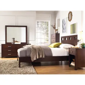 Riva Six Drawer Dresser in Chocolate Brown (2024)