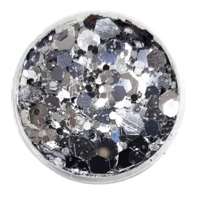 Silver Festival Glitter (Metallic Chunky Glitter Mix) - Mirror Mirror On The Wall