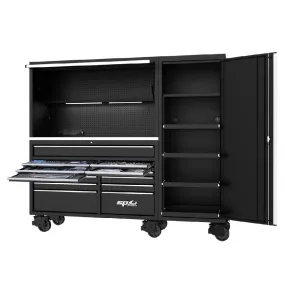 SP Tools SP50800 517 Piece Metric & SAE 89" Black & Chrome USA Sumo Series Workstation Tool Kit