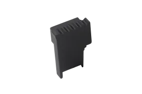 SQUARESTEP LED Endcap left - 7/16 - matte black anodized - aluminum