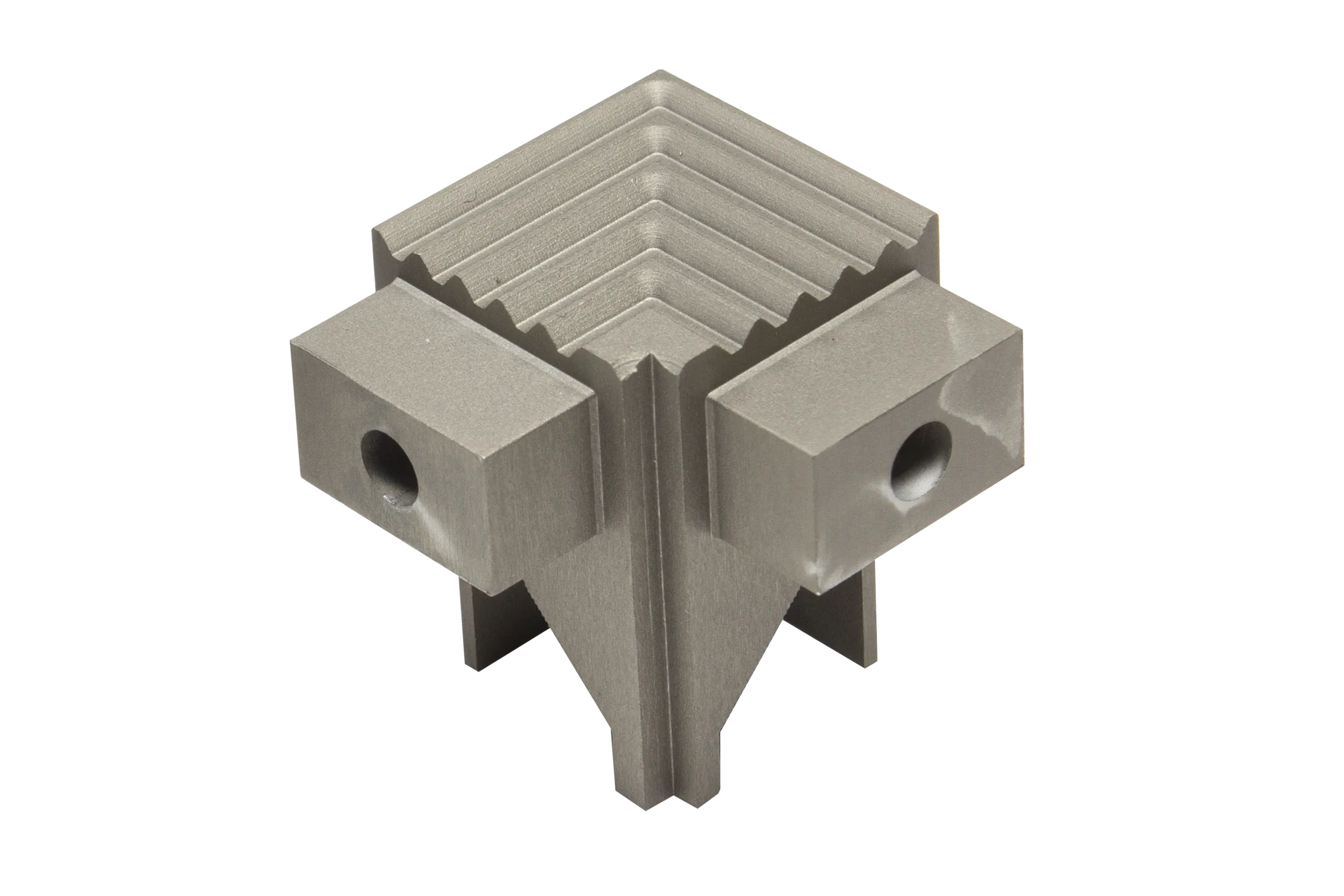 SQUARESTEP LED Internal corner - 7/16 - nickel anodized - aluminum