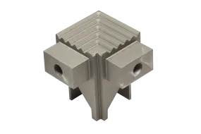 SQUARESTEP LED Internal corner - 7/16 - nickel anodized - aluminum