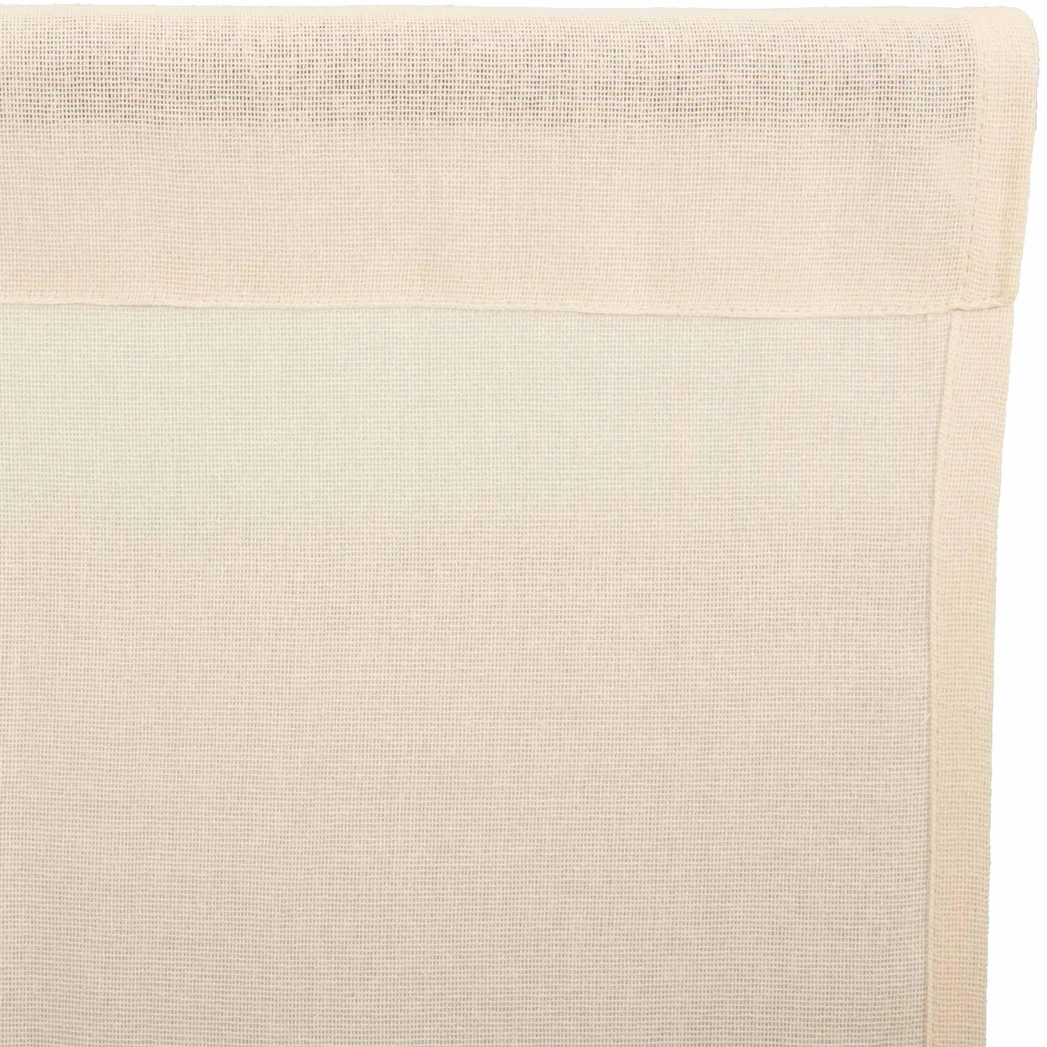 Tobacco Cloth Natural Swag Fringed Set of 2 36x36x16