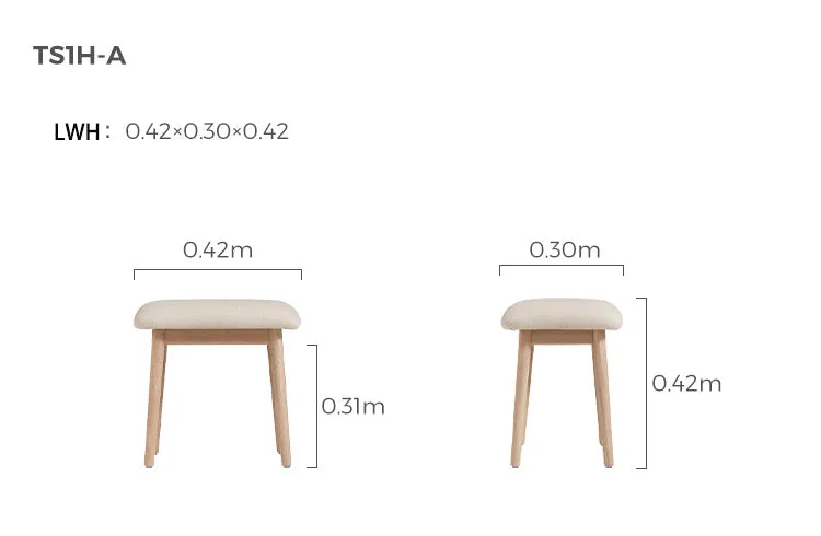 Tropical Sunrise Dressing Table with Stool Set