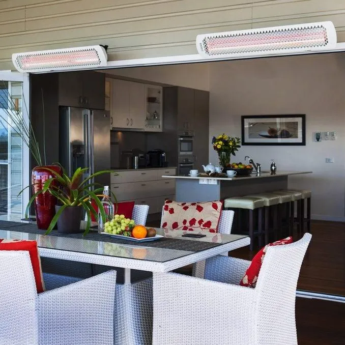 Tungsten Smart-Heat Electric Heater in Black or White (3000w or 6000w)