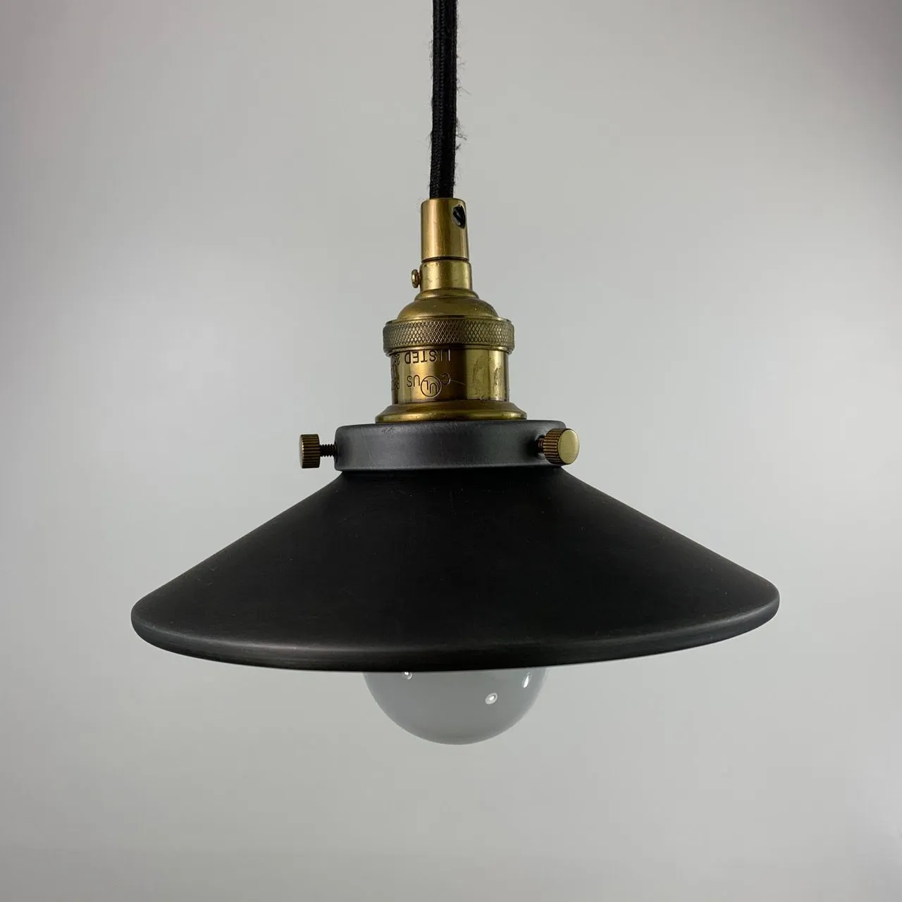 Visual Comfort BZ Pendant Light, Mirrored